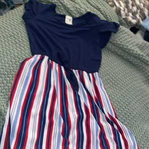 Red,White, & Blue dress